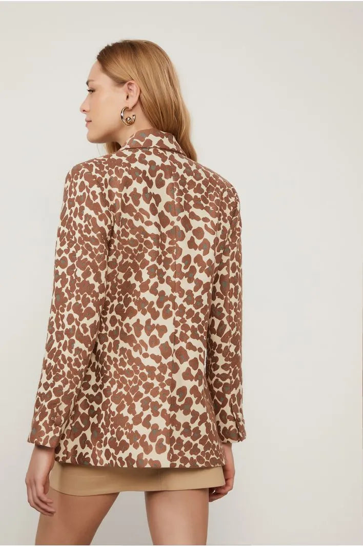 Leopard Tailor Blazer - Animale