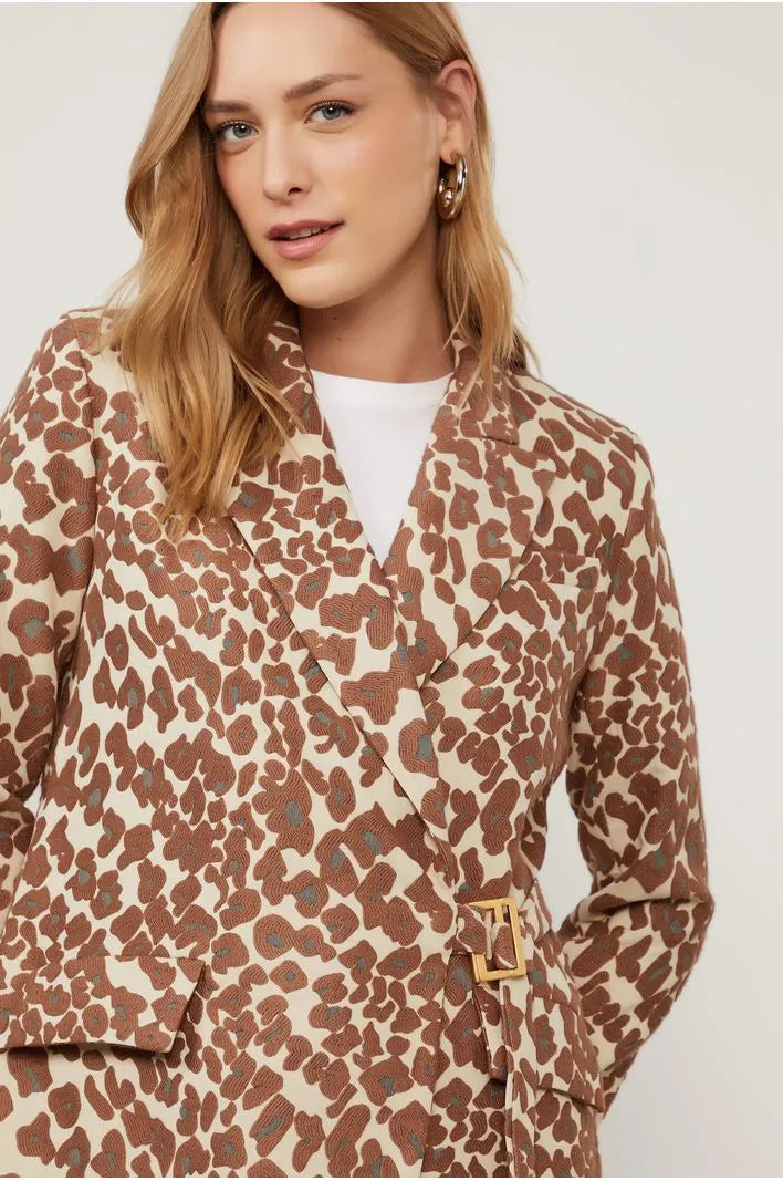 Leopard Tailor Blazer - Animale