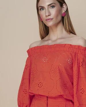Off Shoulder Top and Short Set - Spring in Summer