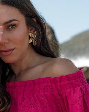 Off Shoulder Top and Short Set - Spring in Summer