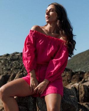 Off Shoulder Top and Short Set - Spring in Summer