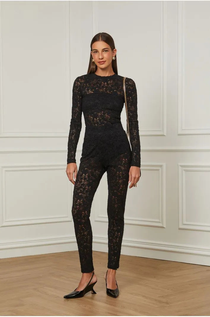 Lanosa Basic Lace Legging- Animale