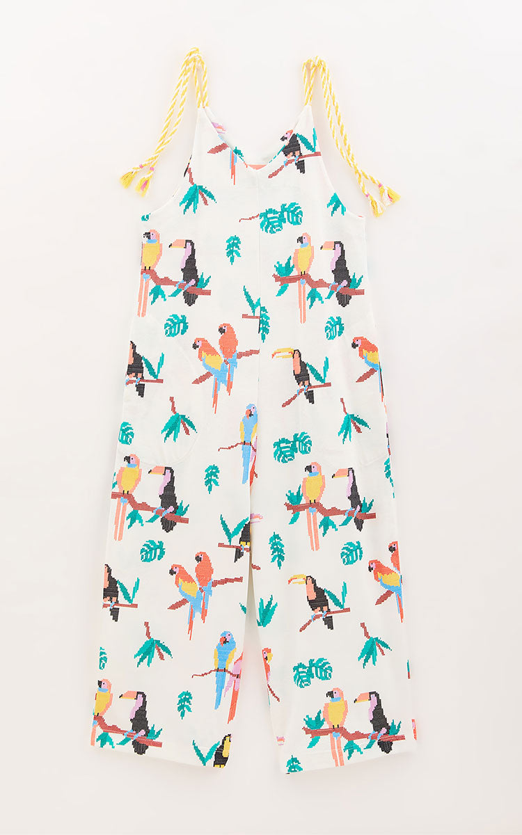 Girls Parrots Romper