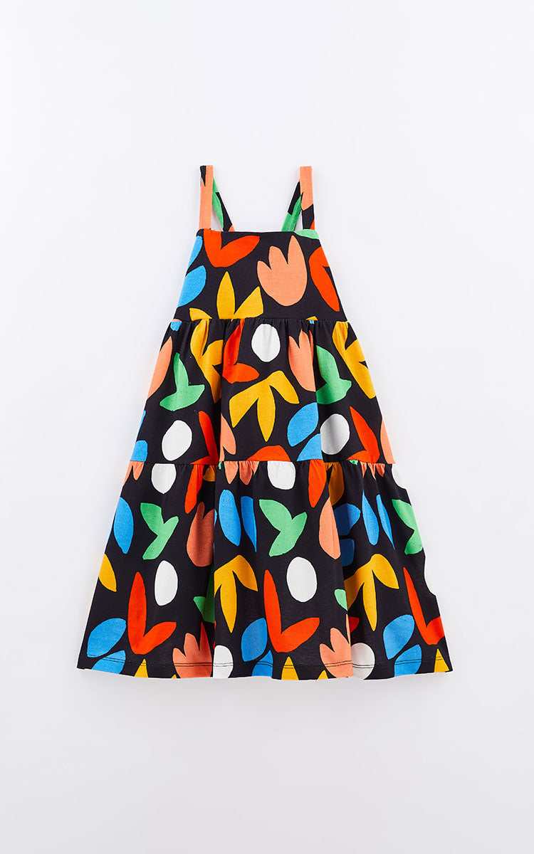 Camou-flower Girls Dress