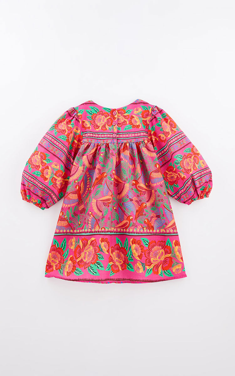 Pink Floral Breeze Dress