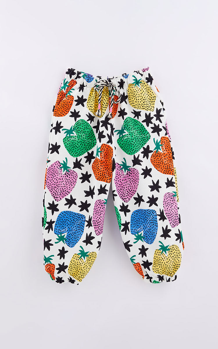 Strawberry Top & Pants Set for Girls - Fabula Farm
