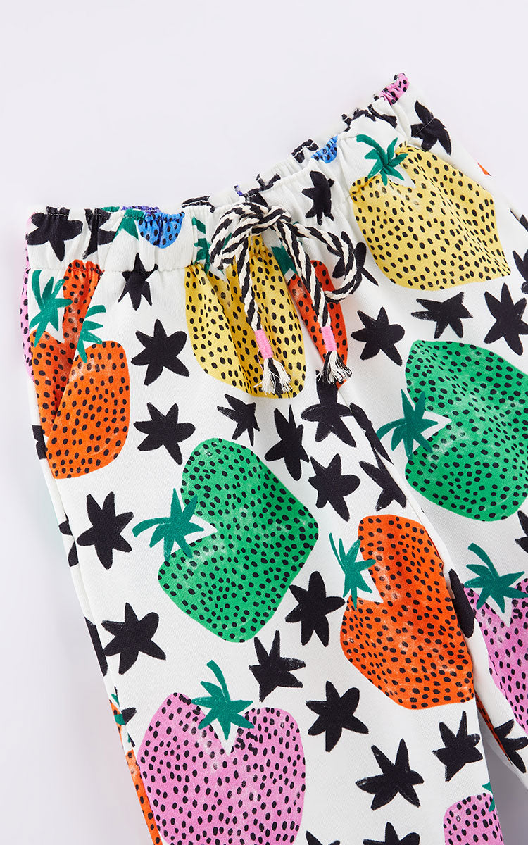 Strawberry Top & Pants Set for Girls - Fabula Farm