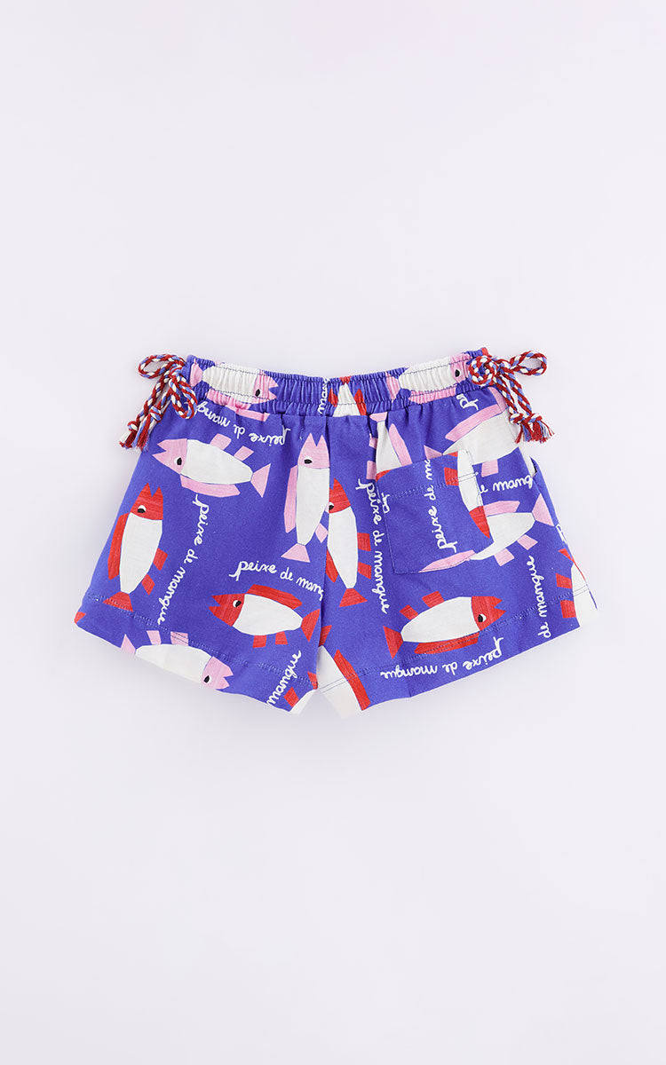 Fish Top & Shorts Set for Girls