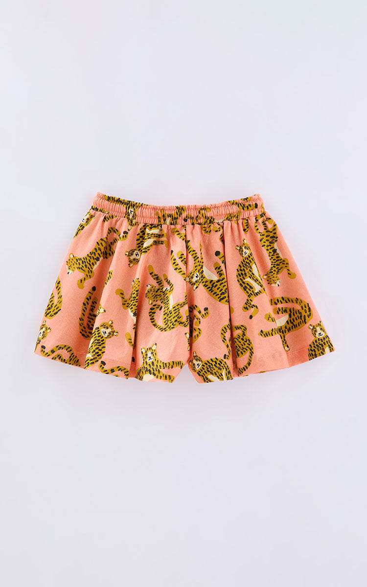 Wild Pink Top & Short Set for Girls - Fabula Farm