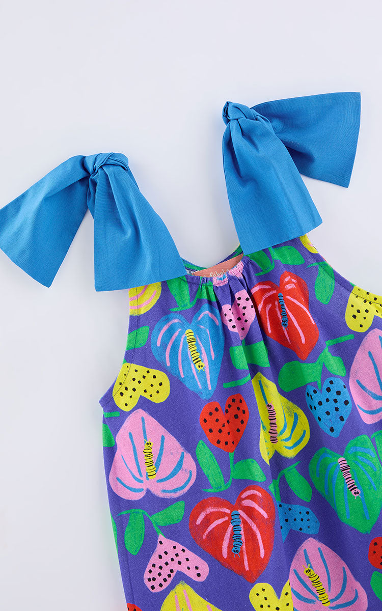 Amor De Flor Blue Dress