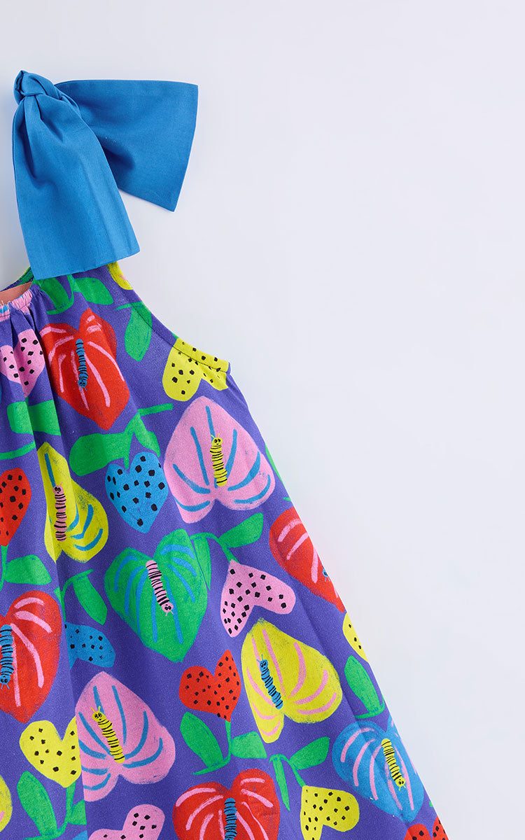 Amor De Flor Blue Dress