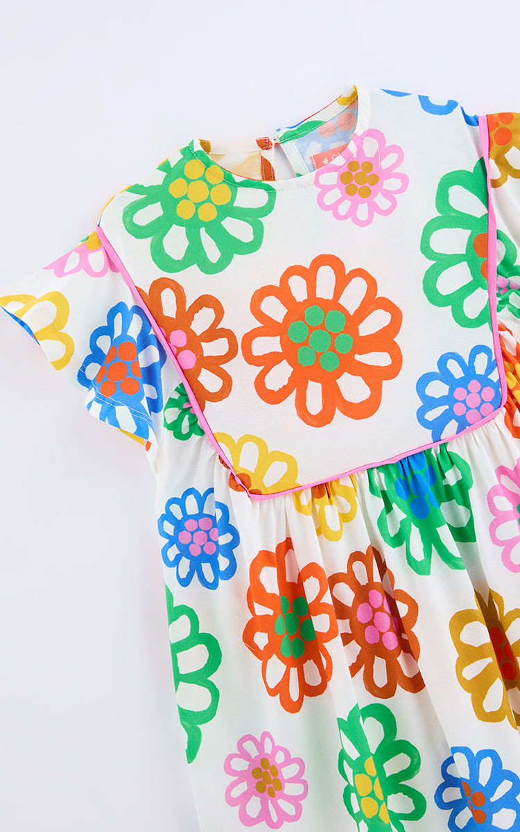 Taua Flower Dress for Girls