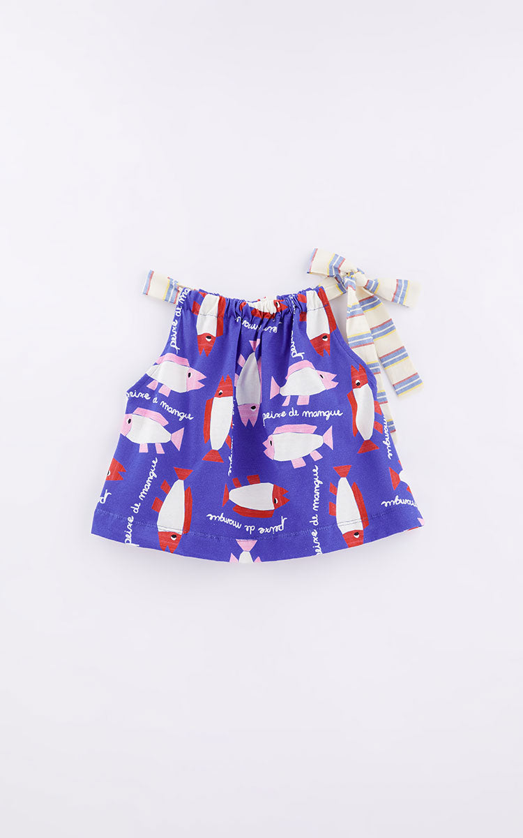 Fish Top & Shorts Set for Girls