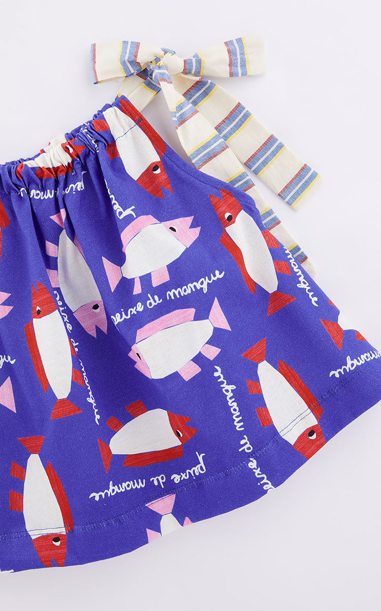 Fish Top & Shorts Set for Girls