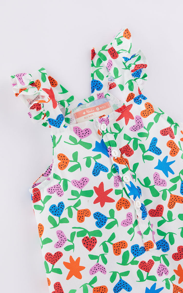 Blooming Hearts Romper