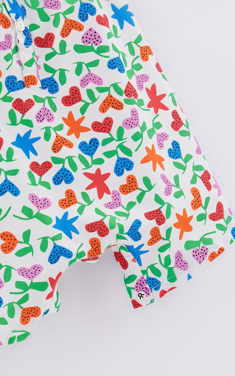 Blooming Hearts Romper
