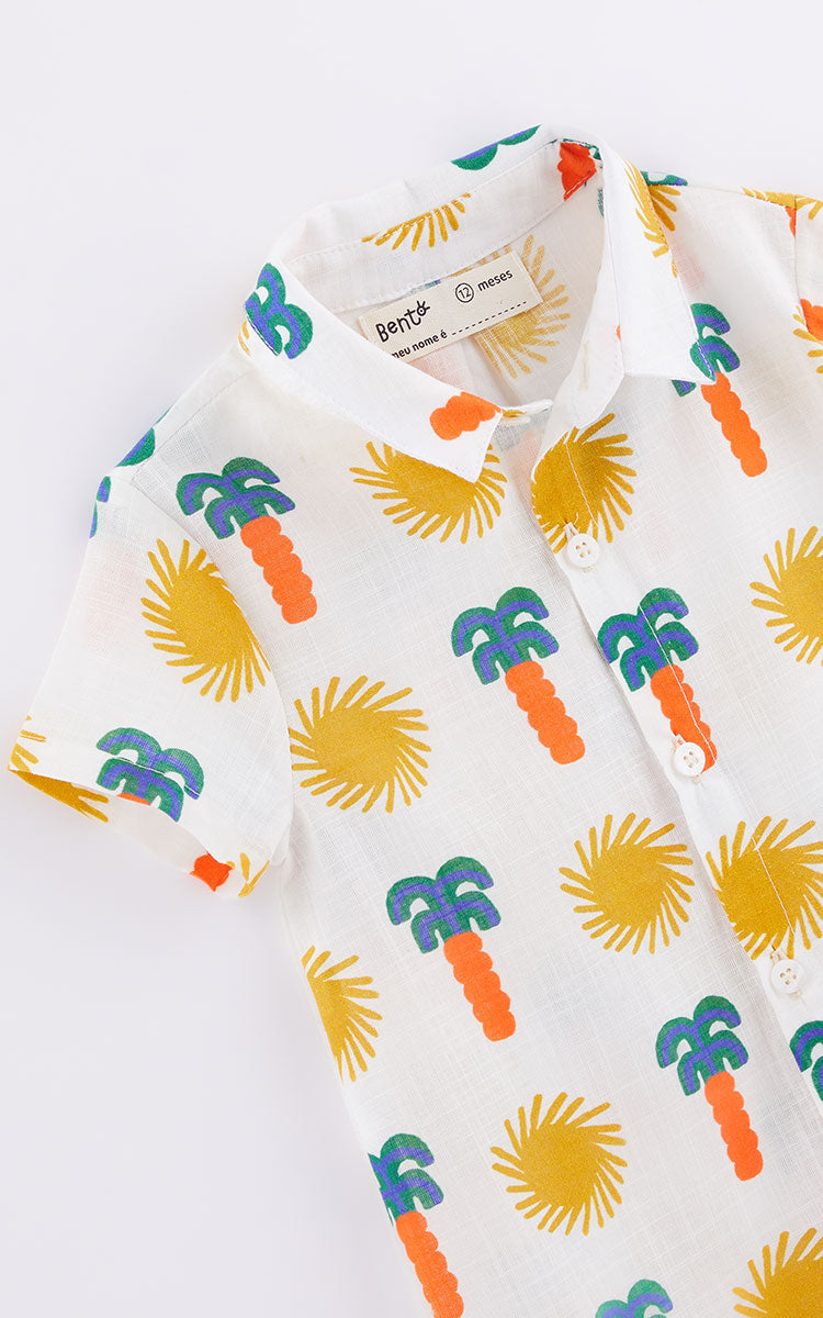 Coconut Tree Romper