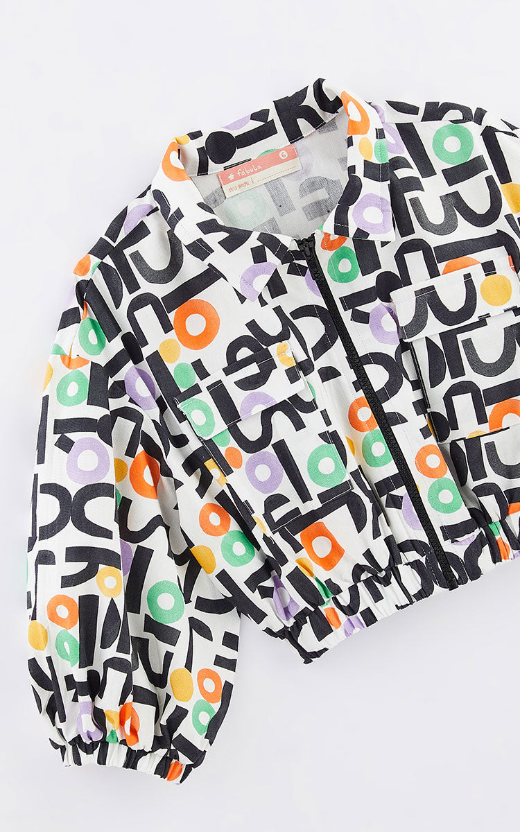 Colored Letters Jacket