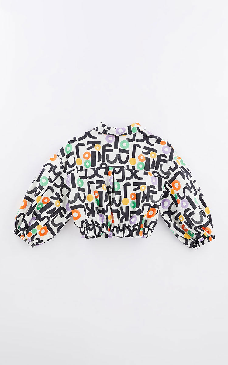 Colored Letters Jacket