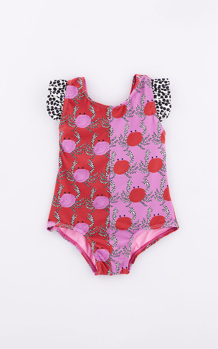 Crab Swimsuits for Girls - Fabula Farm