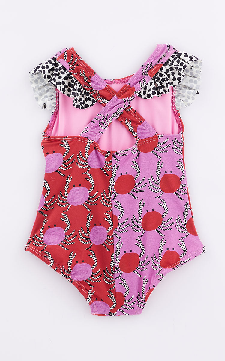 Crab Swimsuits for Girls - Fabula Farm