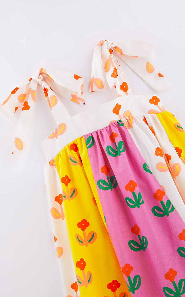 Flower Bouquet Dress for Girls