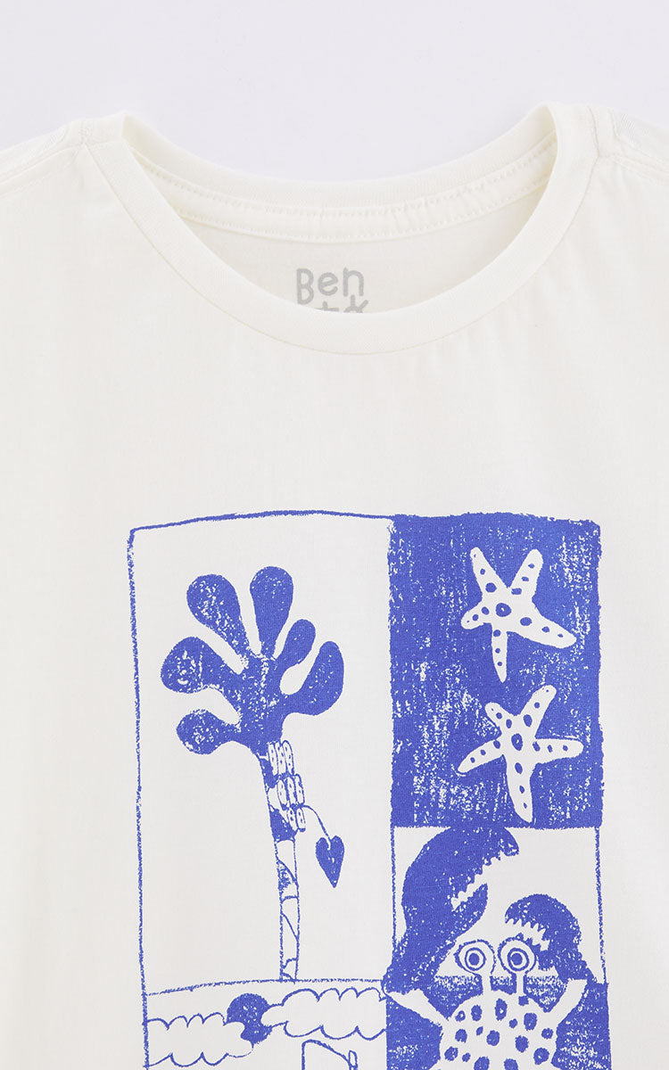 Mangrove Crab Silk T-Shirt for Boys - Bento Farm