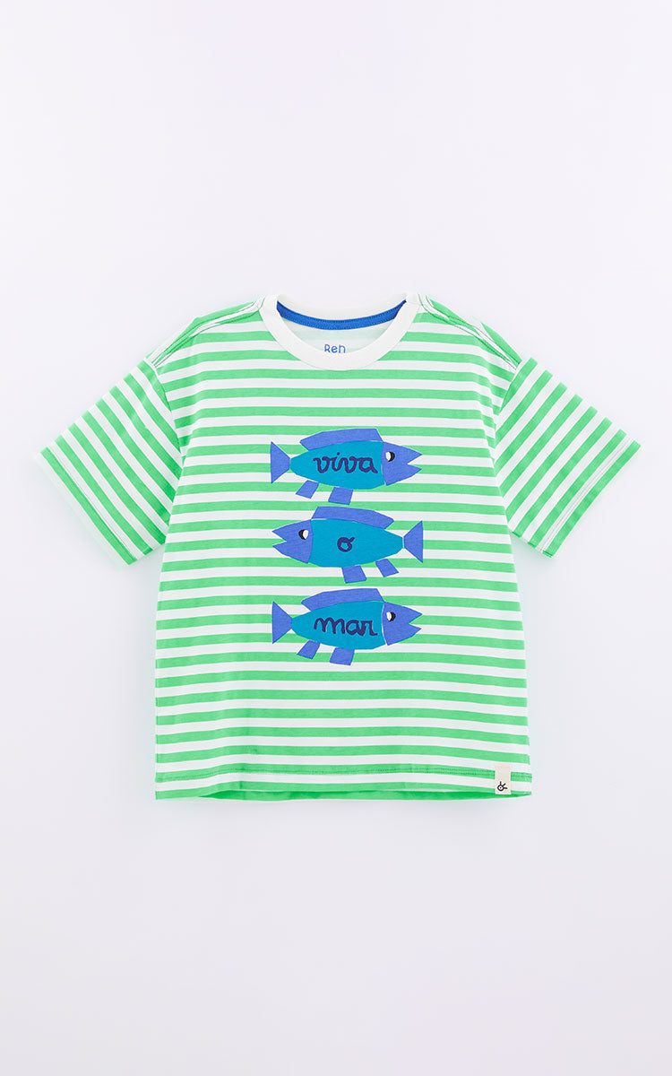 Viva O Mar T-Shirt for Boys - Bento Farm