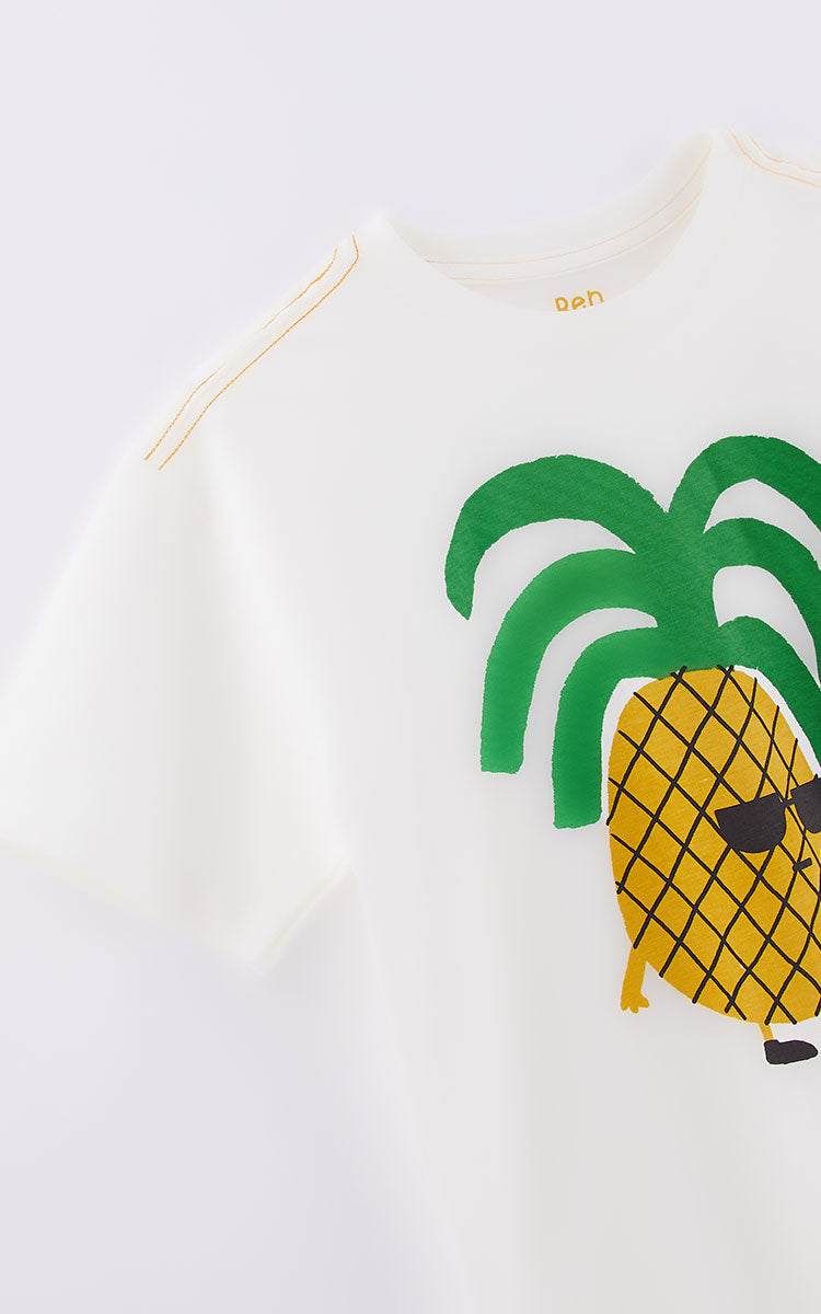 Pineapple T-shirt for Boys - Bento Farm