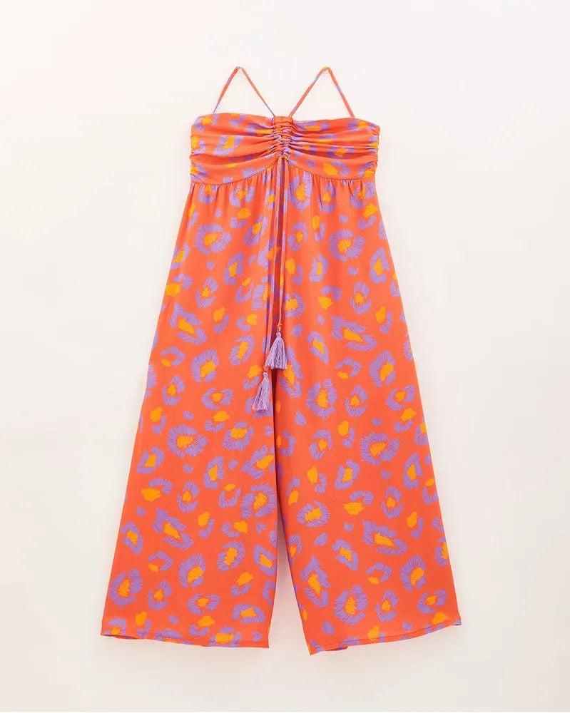 Girls Bordonça Print Jumpsuit