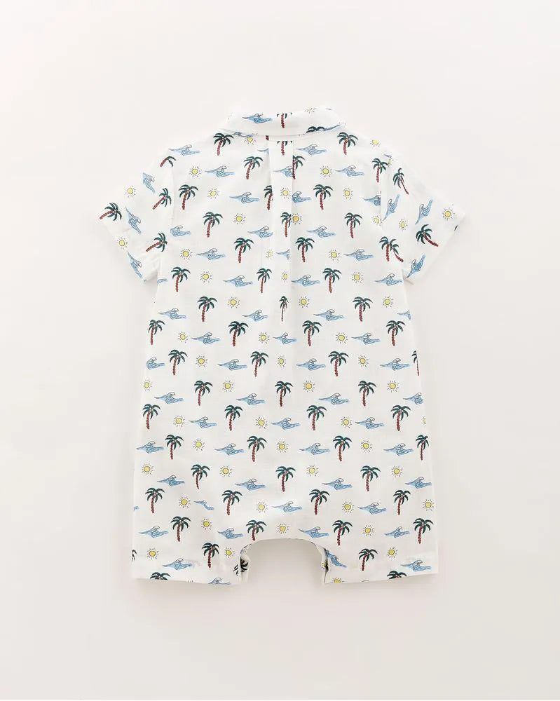 Baby Breeze Linen Romper