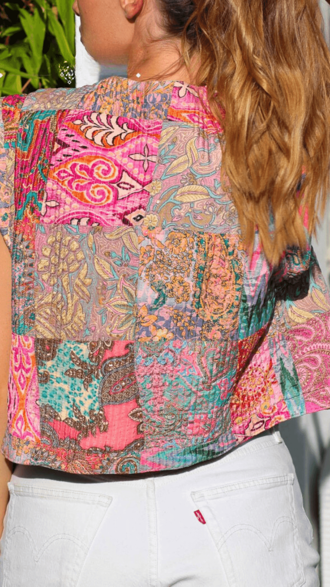 Esterlla Patchwork Gilet - Spring in Summer