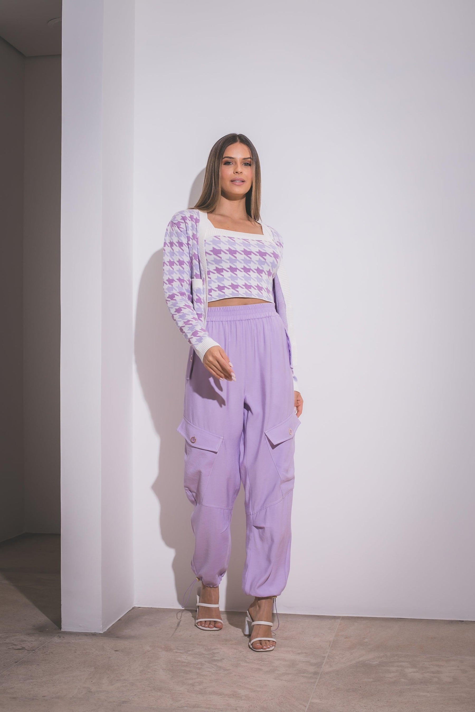 purple cargo pants