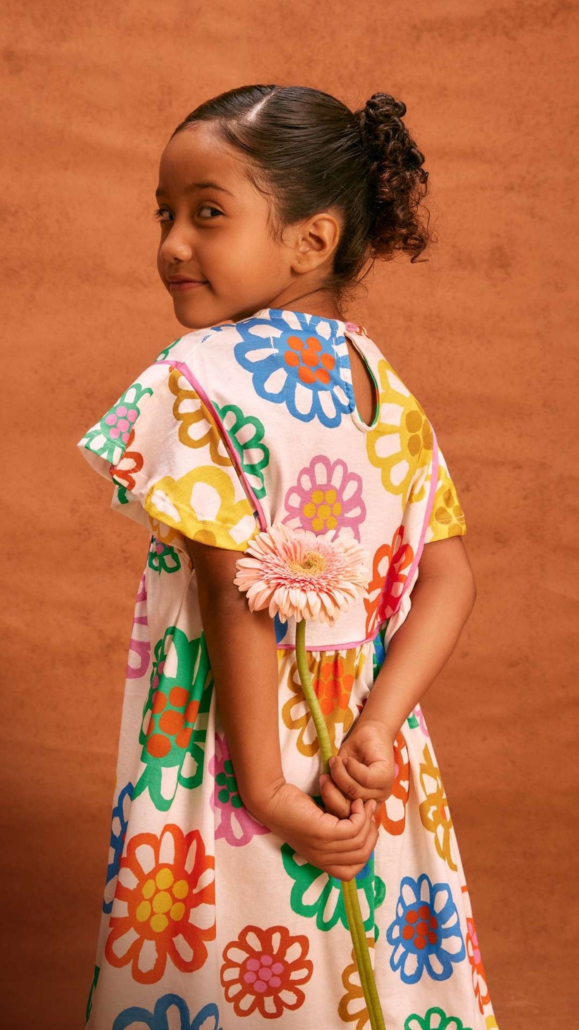 Taua Flower Dress for Girls