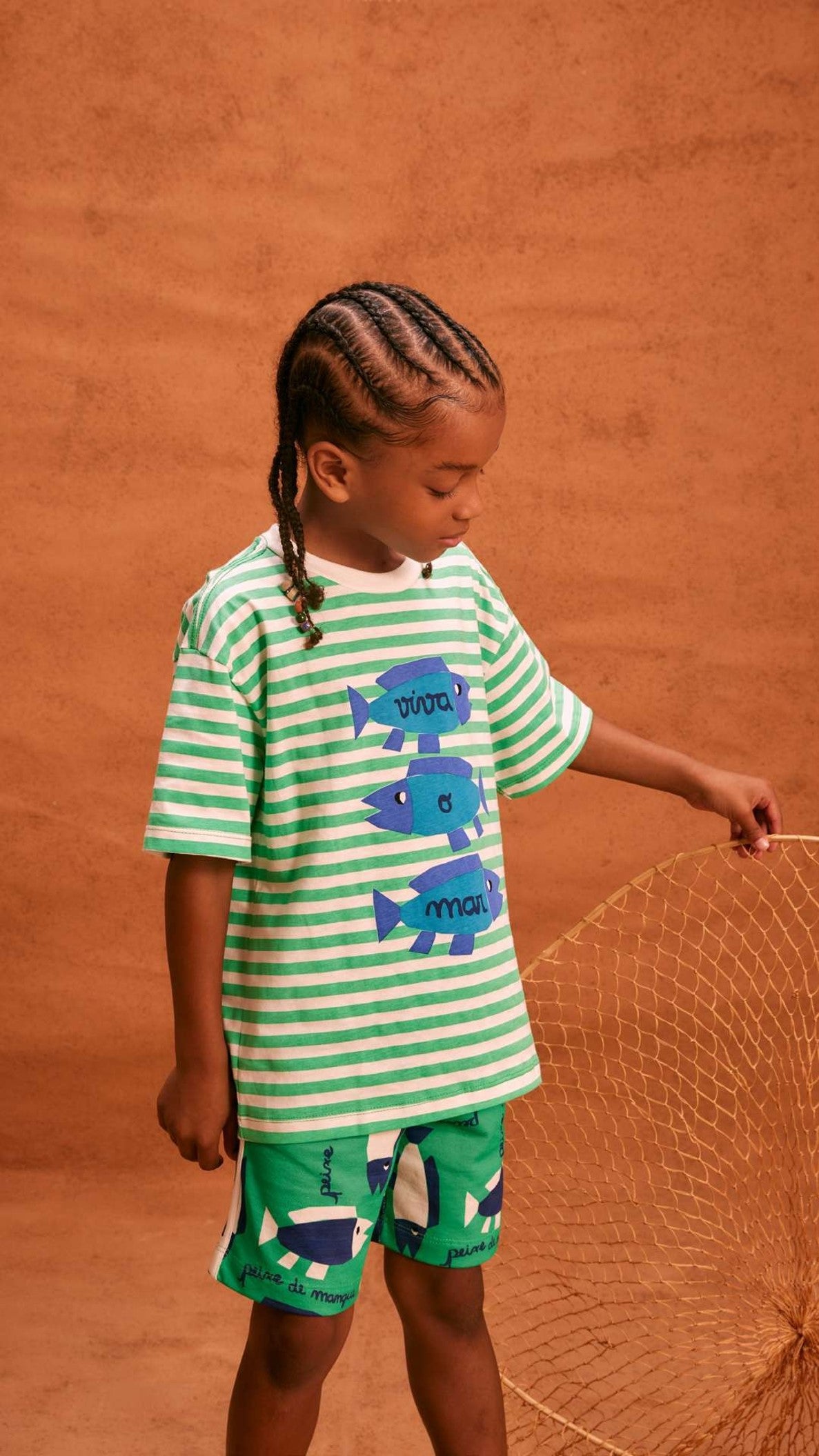 Viva O Mar T-Shirt for Boys - Bento Farm