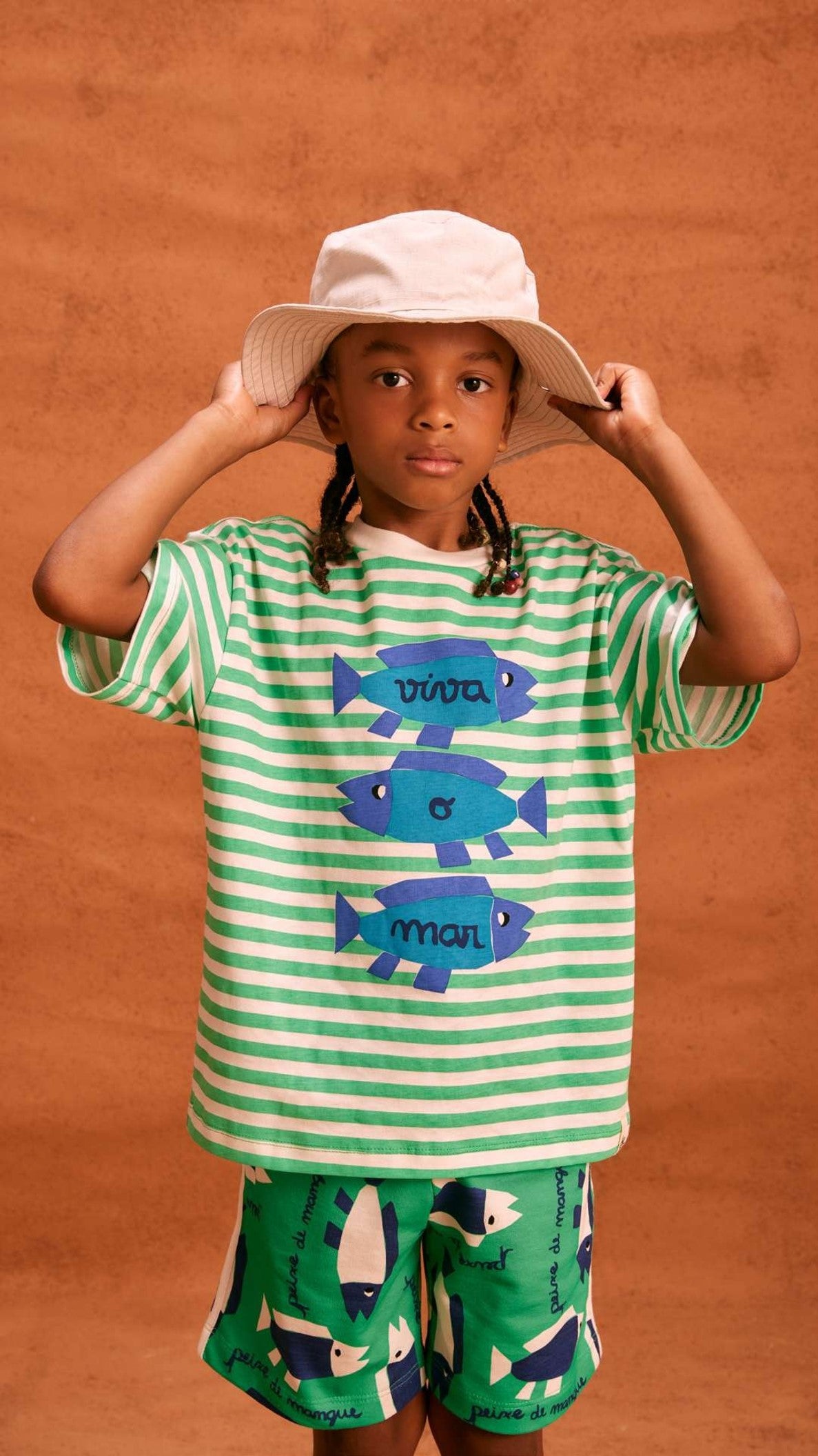 Viva O Mar T-Shirt for Boys - Bento Farm