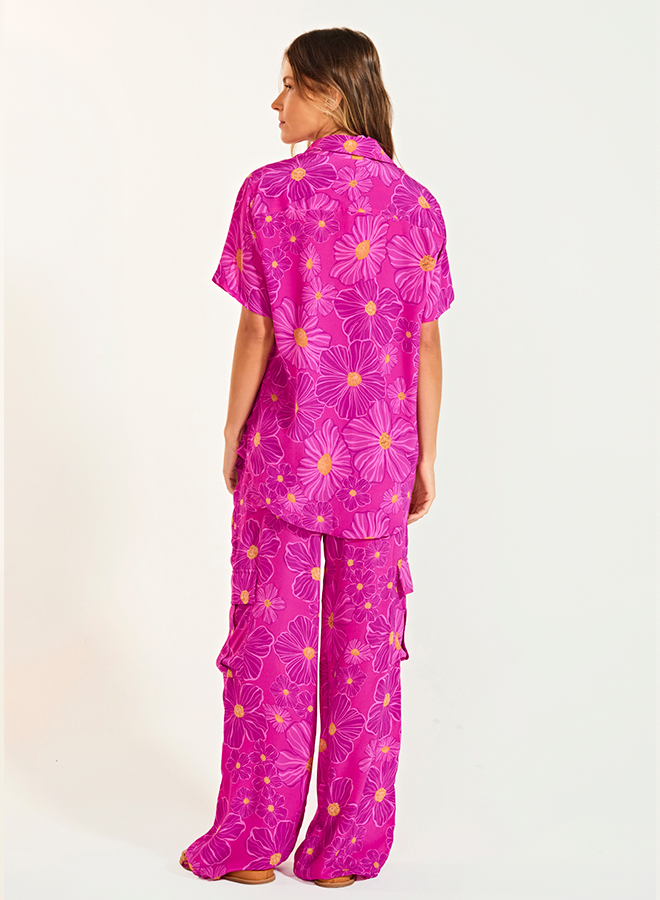 Marina Floral Pink Shirt