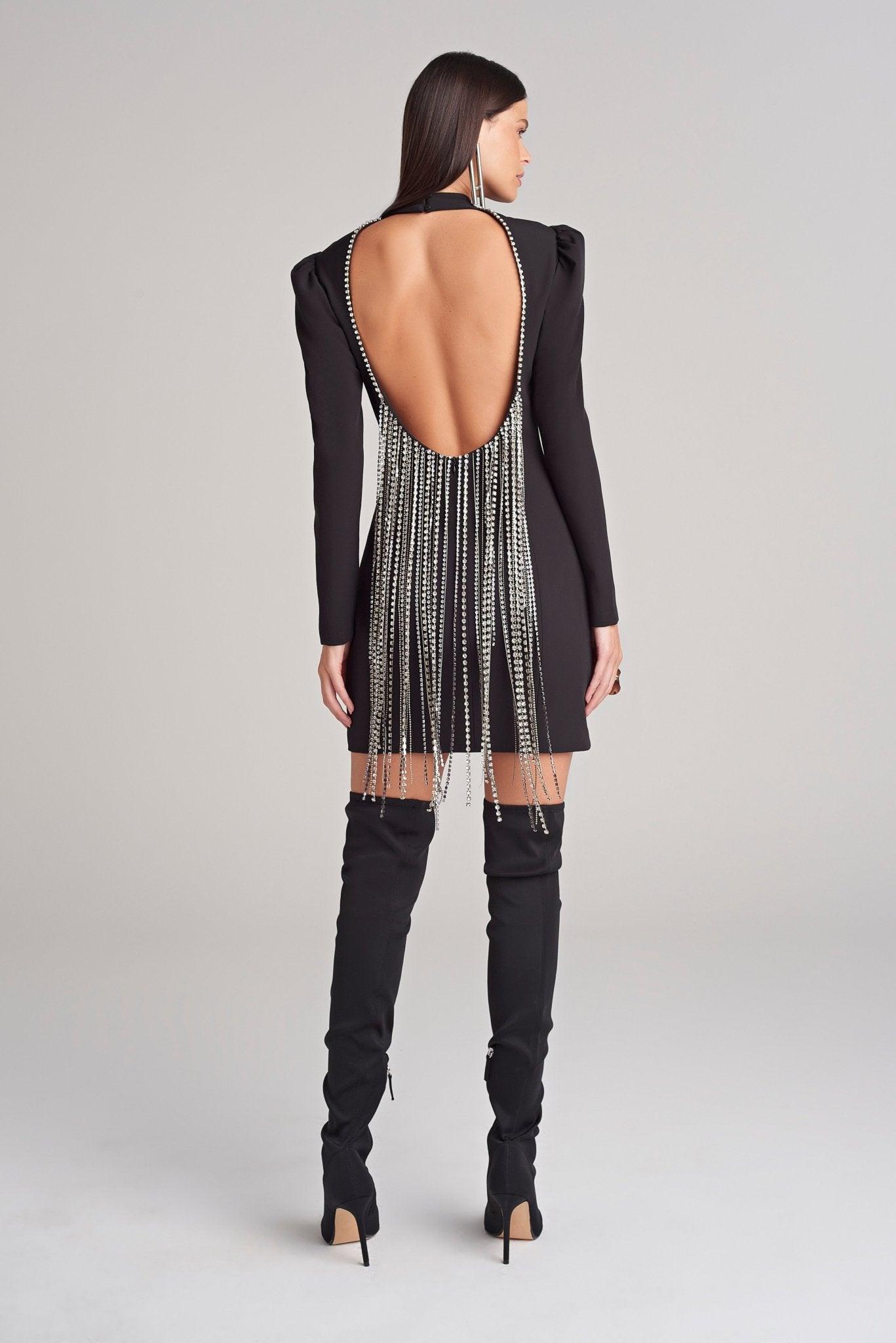 Alice Short Black Dress - Spring in Summer
