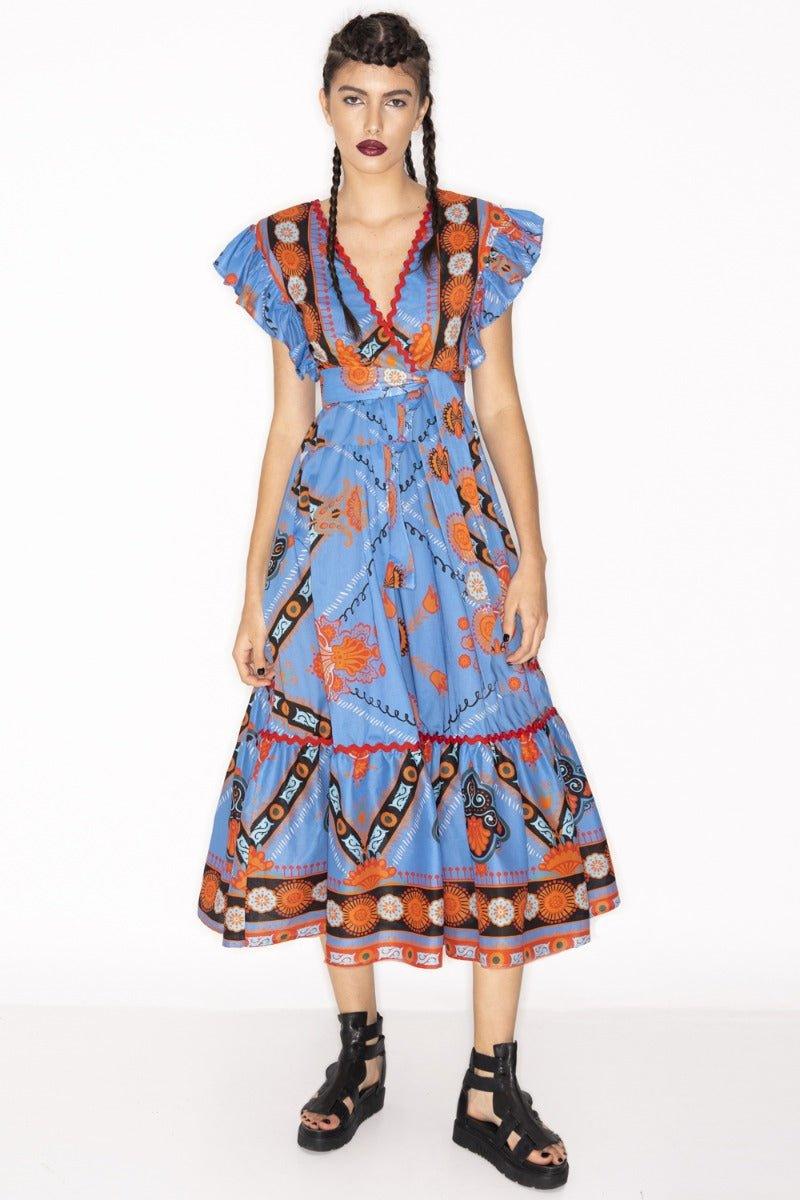 Budding Long Dress - Spring in Summer