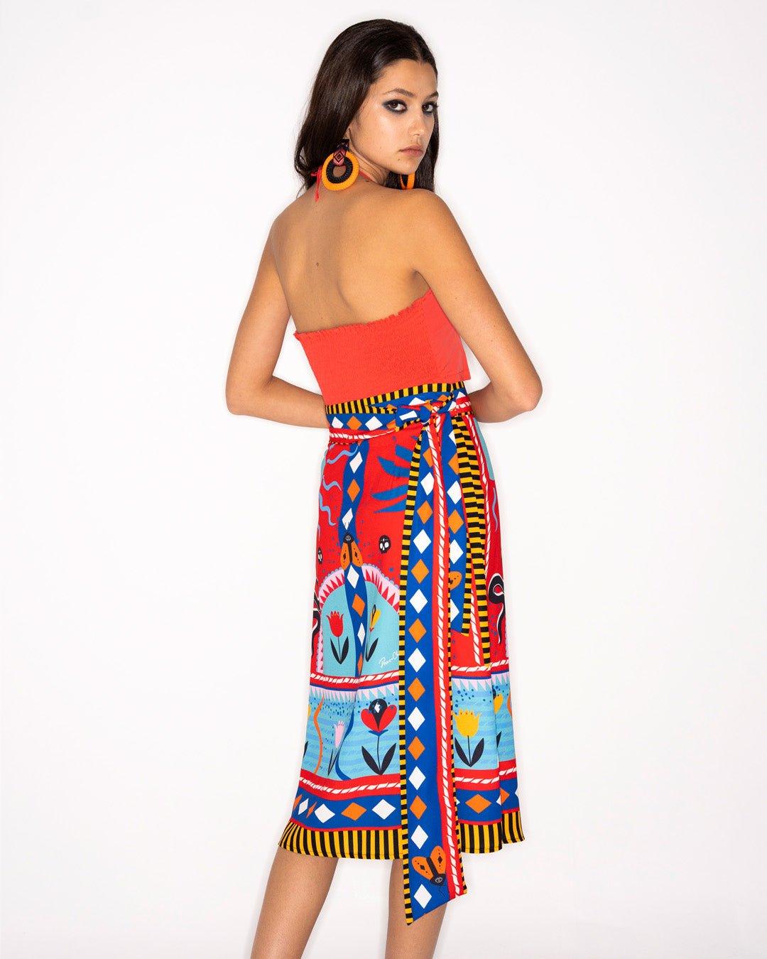 Craft Wrap Skirt - Spring in Summer