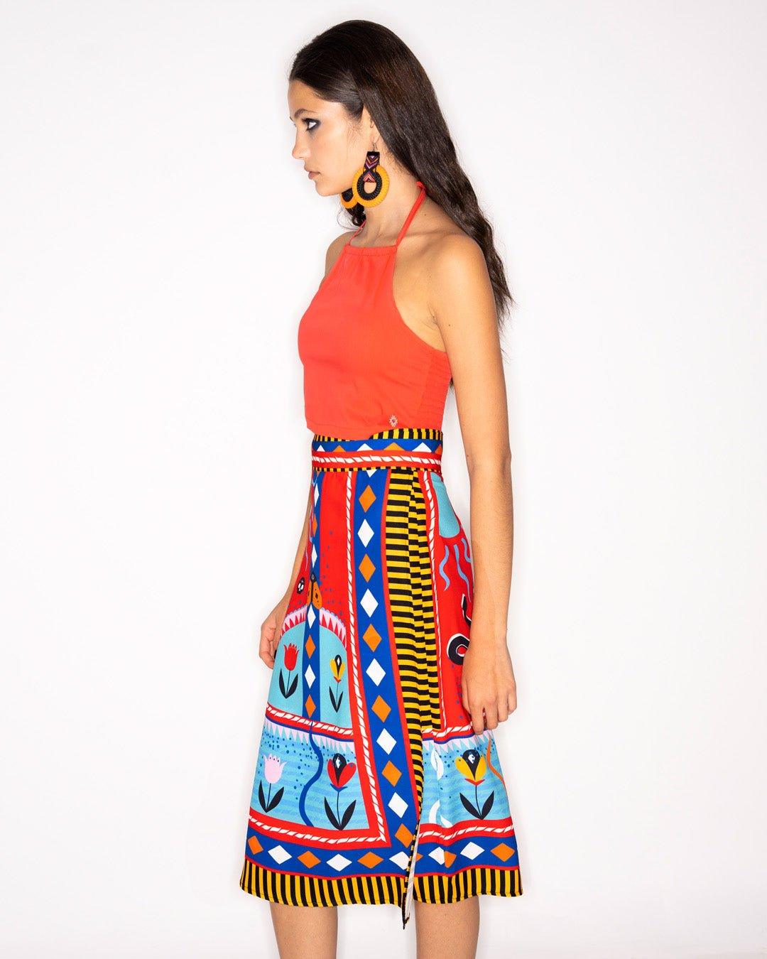 Craft Wrap Skirt - Spring in Summer