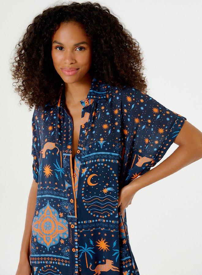 Long Bottoms Simple Dress - Spring in Summer