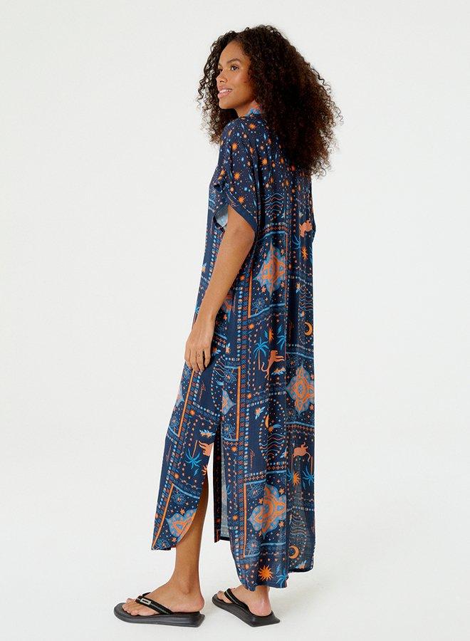 Long Bottoms Simple Dress - Spring in Summer