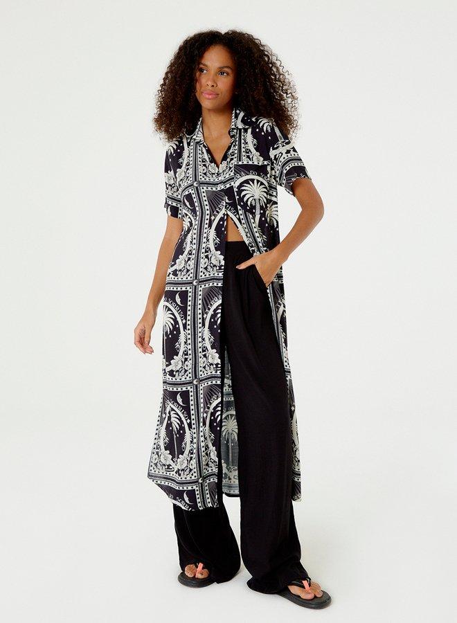 Long Bottoms Simple Dress - Spring in Summer