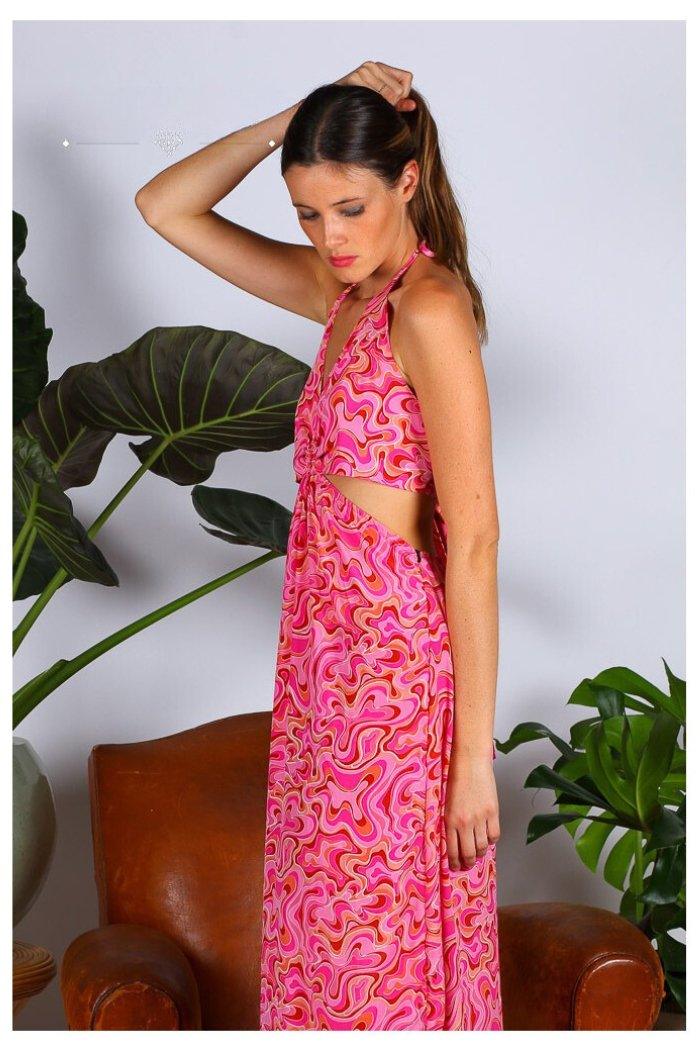 LONG DRESS - IRIS - Spring in Summer