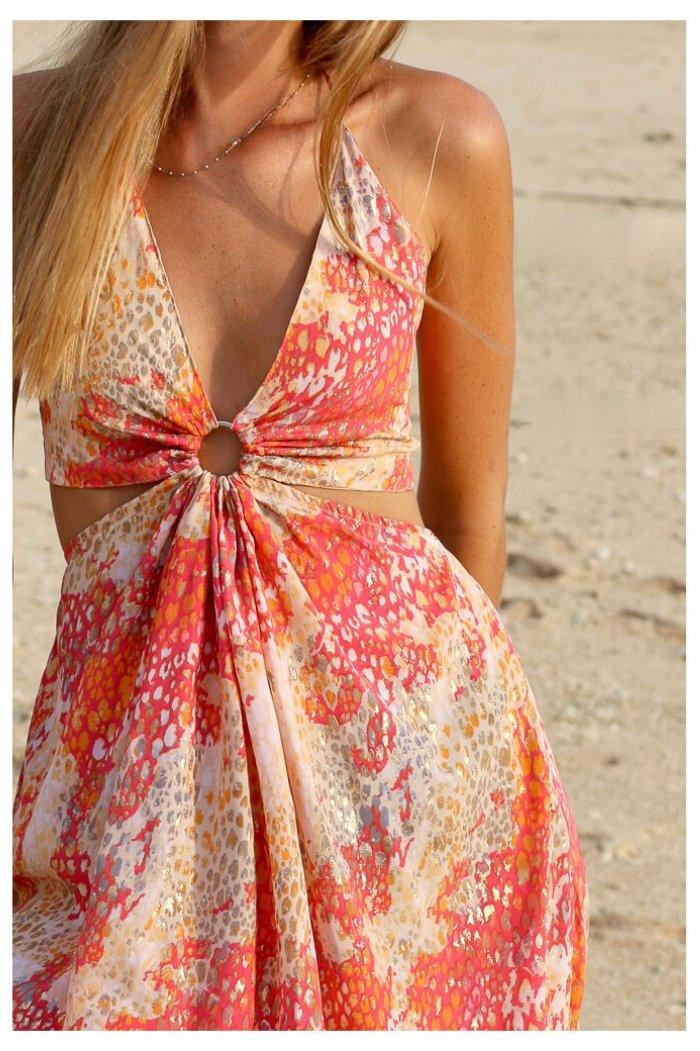 LONG DRESS - IRIS - Spring in Summer