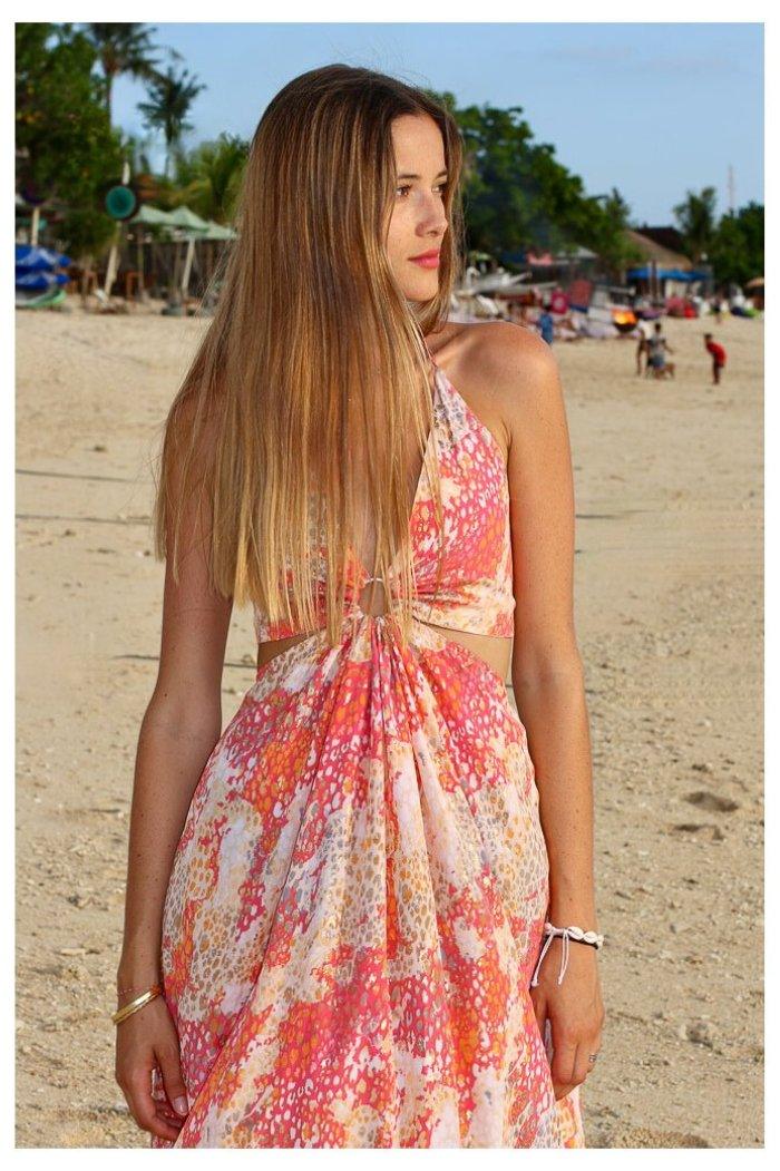 LONG DRESS - IRIS - Spring in Summer