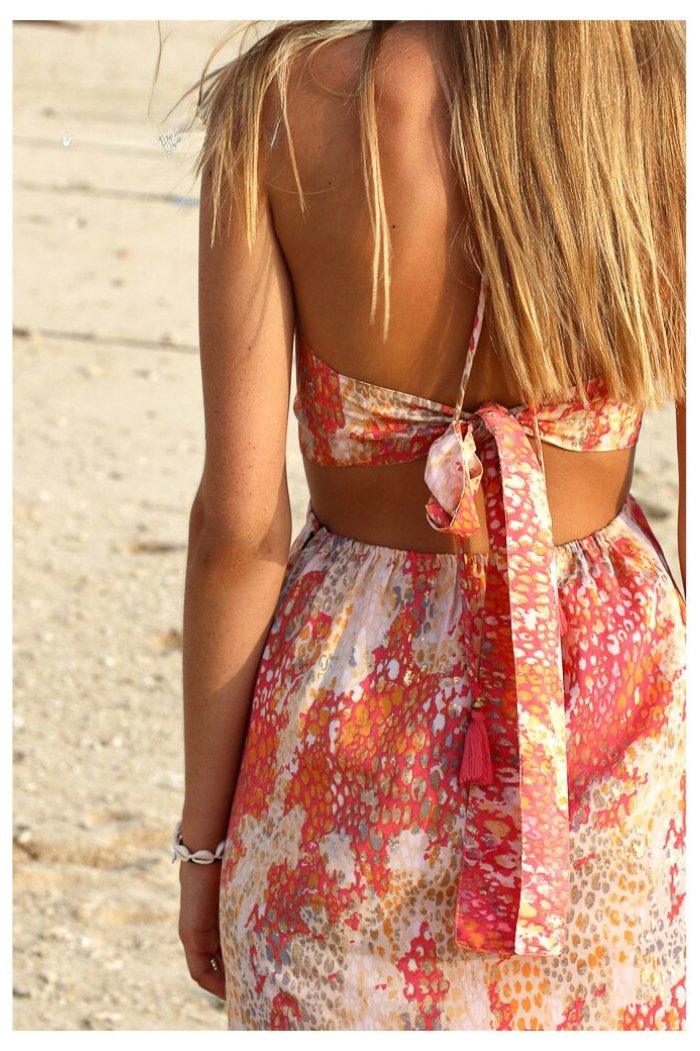 LONG DRESS - IRIS - Spring in Summer