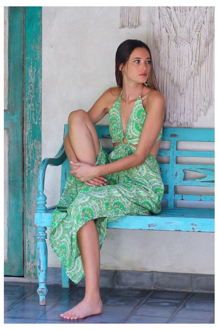 LONG DRESS - IRIS - Spring in Summer