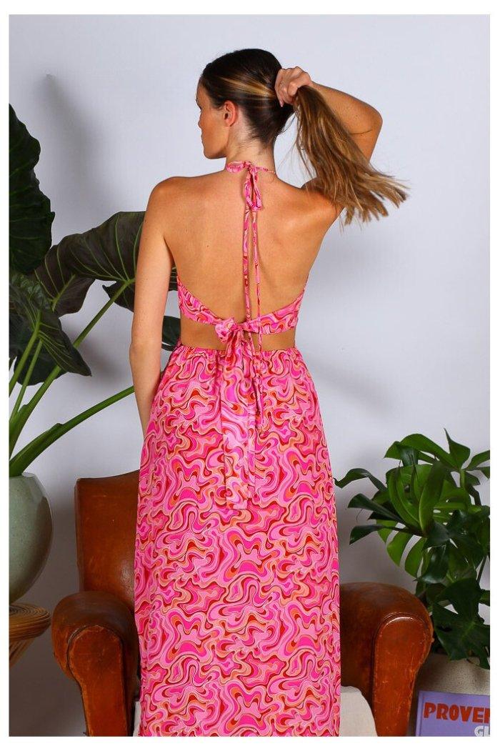 LONG DRESS - IRIS - Spring in Summer